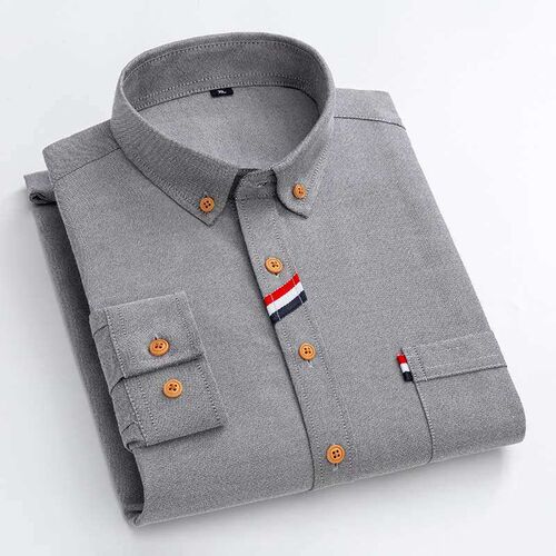 Long Sleeve Shirt Mens Spring New All-match Casual Cotton S