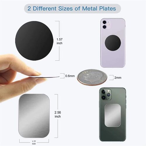 Magnetic Metal Plate For Car Phone Holder Universal Iron She