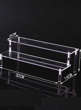 Clear Acrylic Display Stand For Figures Cupcake Shelf