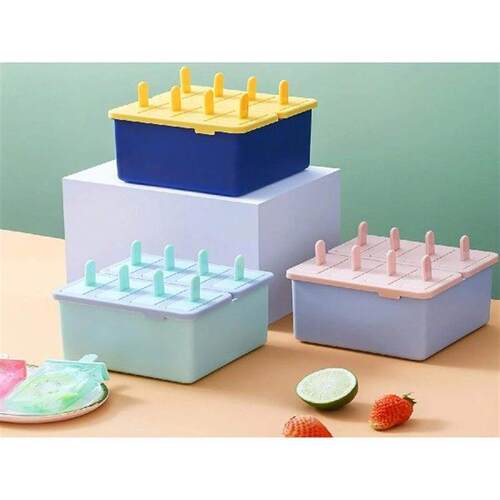 Easy-Release Popsicle Mold, DIY Ice  Maker, Freezing