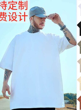 250G Heavy oversize oulder Tide T-irt Faion Code Cotton Loos