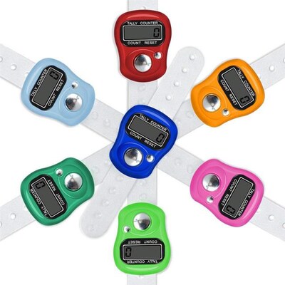 Digital Counter LCD Hand Held Finger Ring Tally Counter Stit