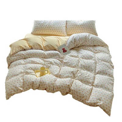 Quilt Bedsheet Bedcovers Duvet Sheets Bed Set Bedding Cover