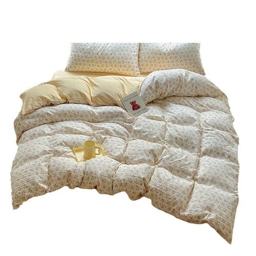 Quilt Bedsheet Bedcovers Duvet Sheets Bed Set Bedding Cover