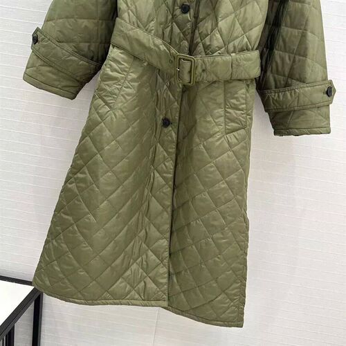 2024 New Fashion Winter Cotton Liner Warm Overcoat Women Cor