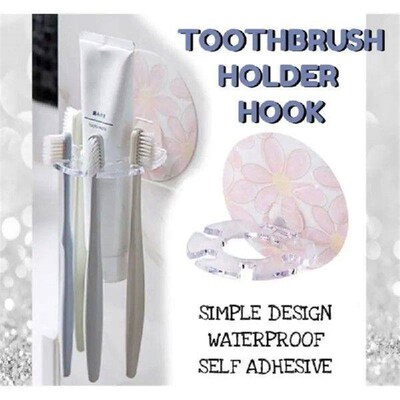 Bathroom Toothbrush Holder Strong Suction Toothpaste