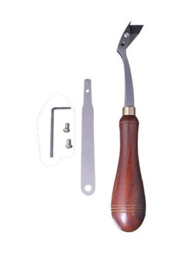 Leather Trimming Tool Cutting Wooden Handle Leather Working