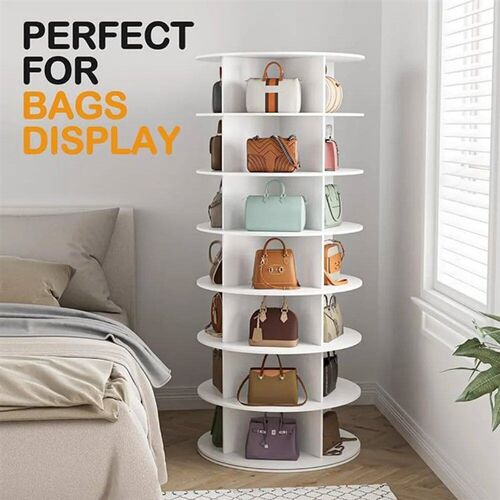 Rotating Shoe Rack Tower 7-layer Organizer, Vertical Rotatin