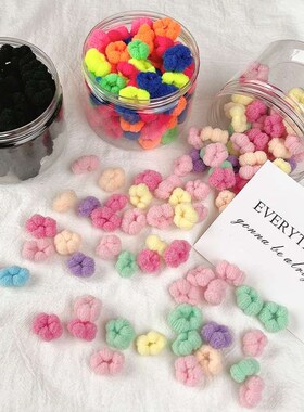 Ba Childrens Rubber Band Bas Hair Ring Hair Rope Color Tow
