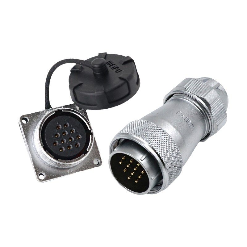 威浦航空插头 工业插头  WF28【2芯-2芯】TE+Z公头+母座