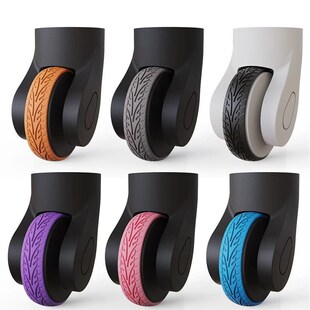 4PCS Luggage Wheels Protector Silicone Suitcase Wheel Prote