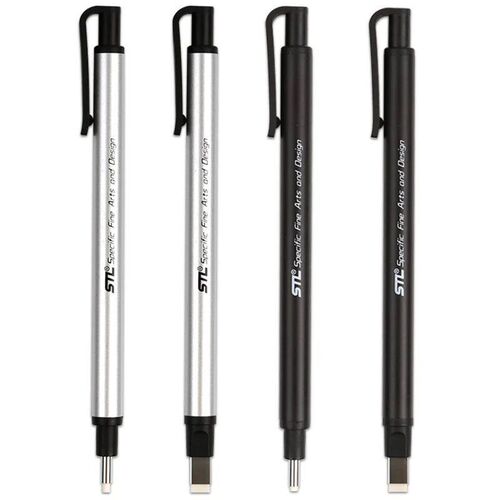 Eraser Mechanical Highlighting Round Square Refillable Pen S