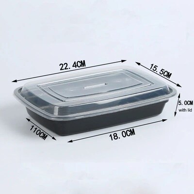 15 Pack Meal Prep Containers Microwave Safe Food Storage Con