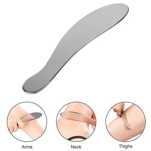 Gua Sha Tools Stainless Steel Gua Sha Board For Face Sculpti