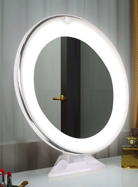 Makeup Mirror With 10X LED Suction Cup Shower Shave Cosmetic