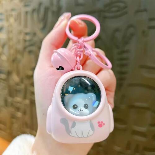 Cute Bear Bag Small Night Light Keychains Kawaii Bags Hang
