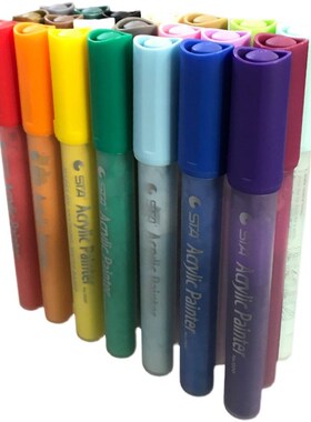 acrvlic painter丙烯马克笔单支 sta acrylic painter metalic