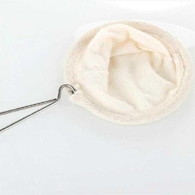 Reusable Coffee Filter Bag Stainless Steel Handle Flannel