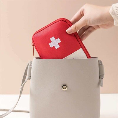 Oxford Cloth Medical Bag Portable First Aid Bag Medicine Sto