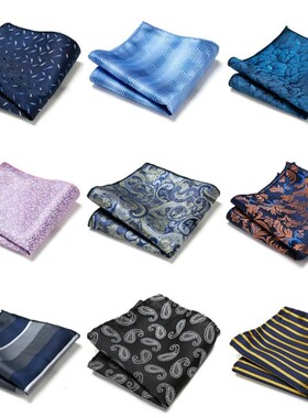 Pocket Square Handkerchief Nice Handmade Woven 100% Silk Han