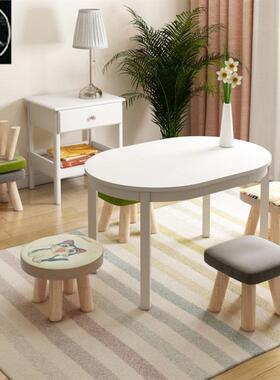 Small Stool Home Sofa Stool Low Stool Lazy Round Footstool