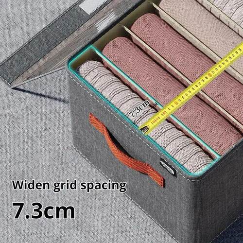 6/7/9 Grids Clothes Pants Storage Box Oxford Partition Stora