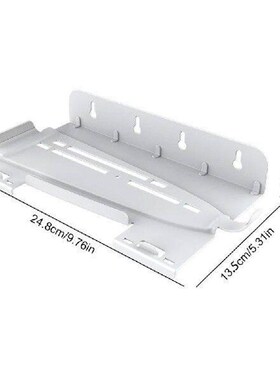 Wall Mount Host Stand with 2 Controller Hook Holder Bracket