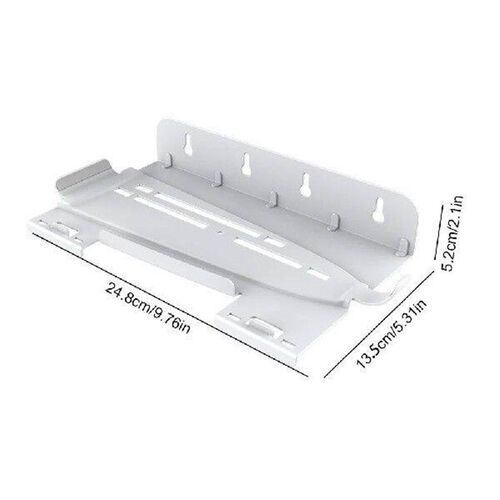 Wall Mount Host Stand with 2 Controller Hook Holder Bracket