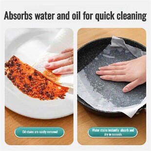 Lazy wipes kitchen oil absorption set
