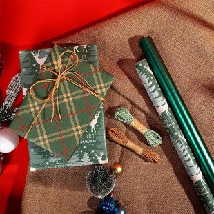 Bulk Paper Wrapping Wrap Holiday Gift Pack Christmas
