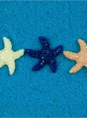 5/10/20pcs Mini Resin Cute Multicolor Miniature Sea Star Tan