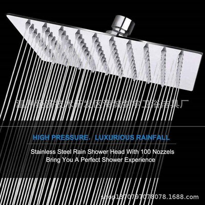 Round amp Square Stainless Steel Showerhead Rainfall Ra