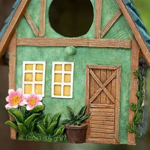 Gift Cute Bird House Resting Place Outdoor Hanging Birds