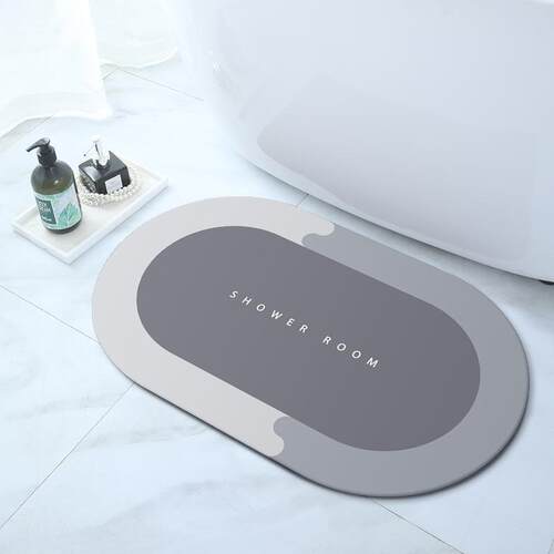 Diatomaceous cushion bathroom mats shower room foot pad