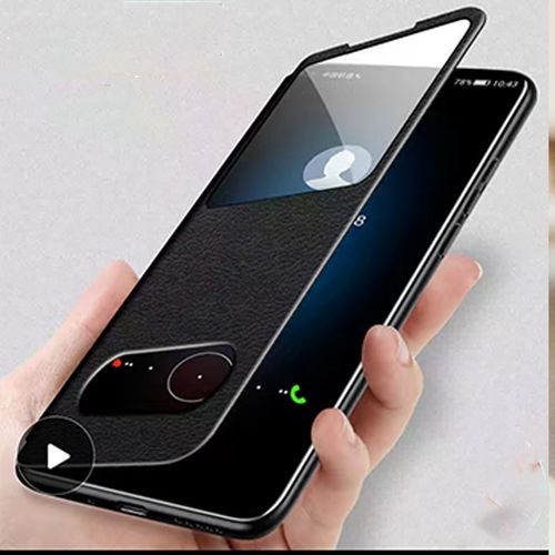 For Honor X8 2023 Case Fashion View Window PU Leather Flip v