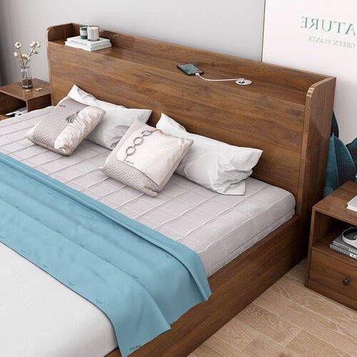 Tatami Plate Solid Wood Double Bed 1.5 m 1.8 m Simple Master