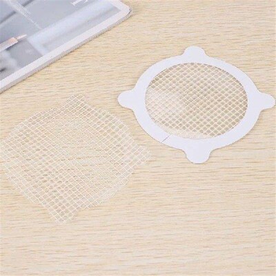 30 Pcs Disposable Shower Drain Hair Catcher Cover For
