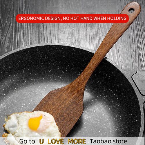 Wooden Spatula Kitchen Nonstick Dedicated Wooden Kitchenware