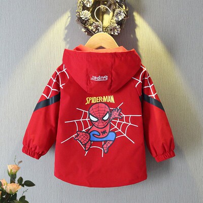 Spring Toddler Boys Clothes Spiderman Baby Children Jacket C
