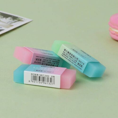 P82F Soft Durable Flexible Cube Cute Colored Pencil Rubber E