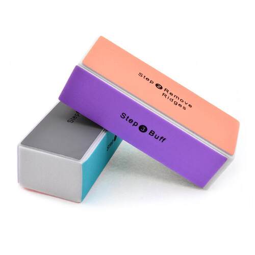 5 PCS Nail Art Shiner Buffer 4 Ways Polish Sanding File Bloc