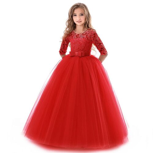 Teenage Girls Dress Summer Childrens Clothing Party Elegant