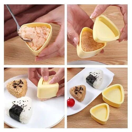 Triangles Sushi Mold Onion Rice Ball Food Press Japanese Ben