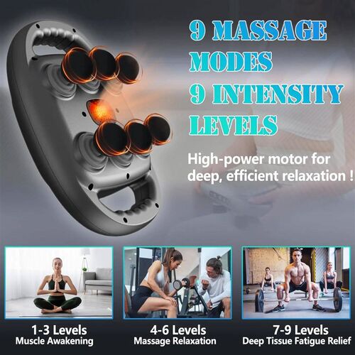 Fascia Gun Six Heads Massage Gun Muscle Relaxation Electric
