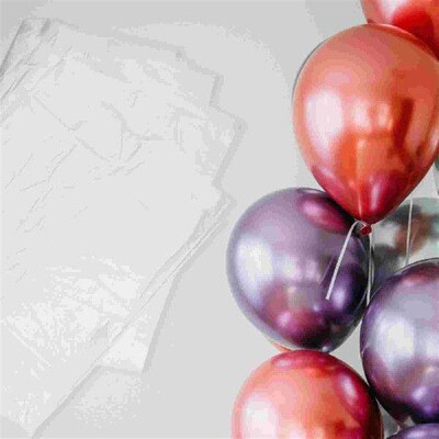 5 Pcs Balloon Storage Bag Clear Balloons Containers Plastic
