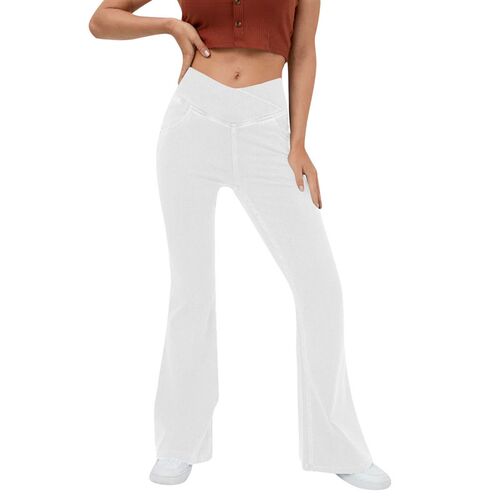 2025 Denim Flared Pants Womens Hip Flared Pants