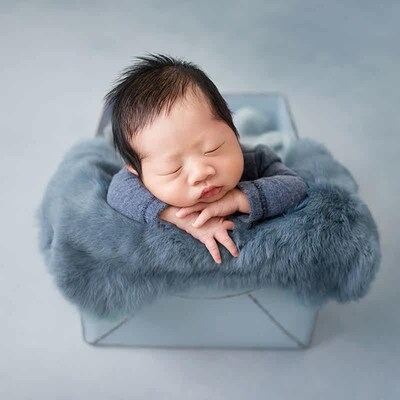 Rabbit Fur For Babies Baby Girl Birth Newborn Photography Pr