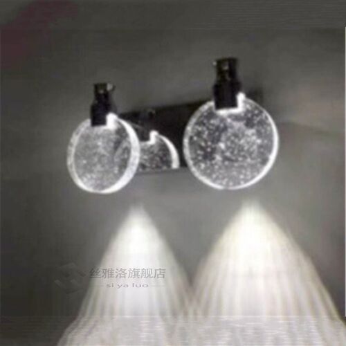 Simple Bedroom Living Room Crystal Wall Lamp Mirror Front La