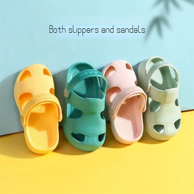 Summer New Baby Shoes Kids Slippers 2023 Children Nice Non -