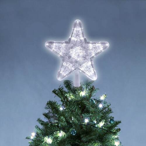 Christmas Tree Top Star LED Light Lamp Christmas Decorations